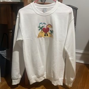 Bad Bunny Un Verano Sin Ti album cover crewneck sweatshirt